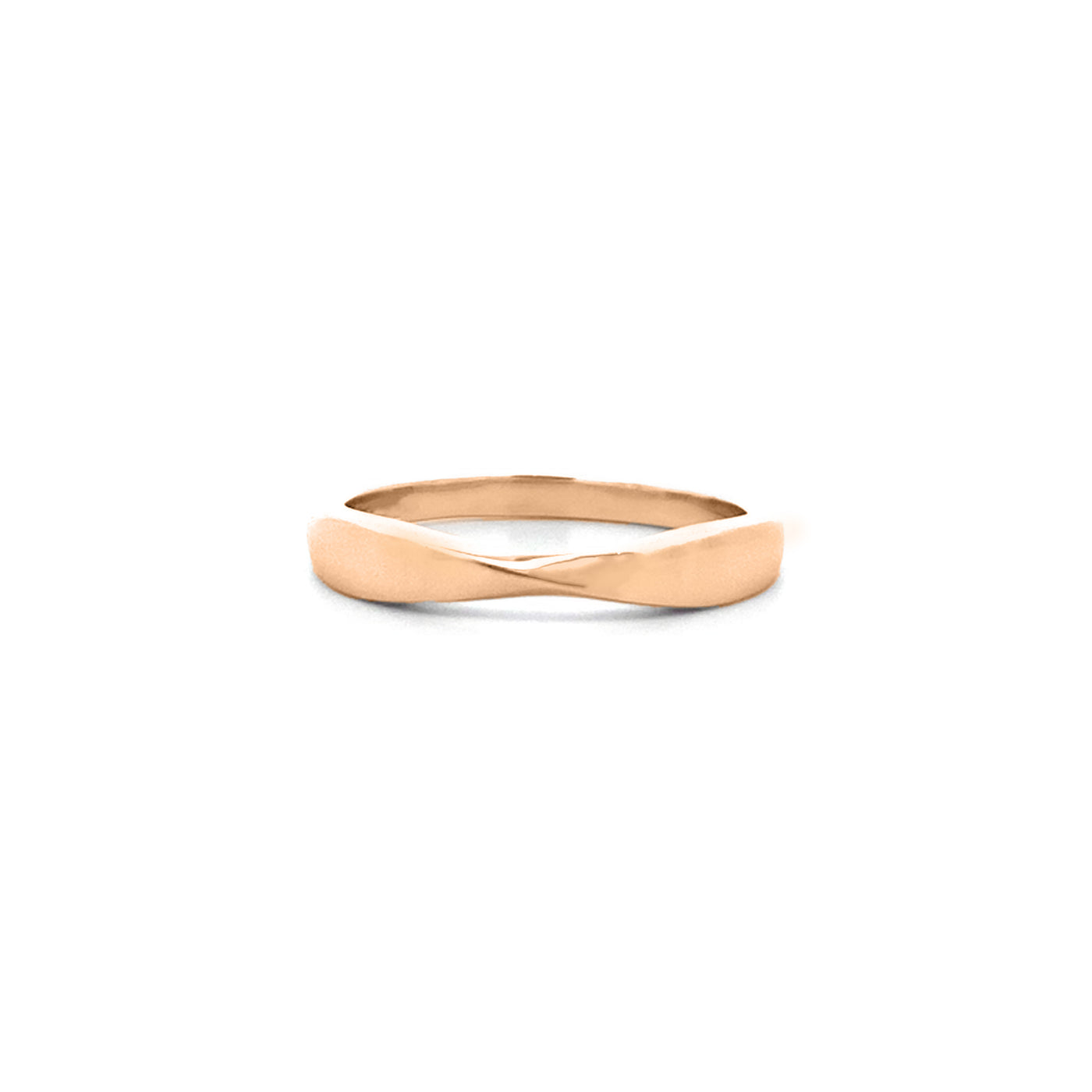 Cinched Ring in Rose Gold