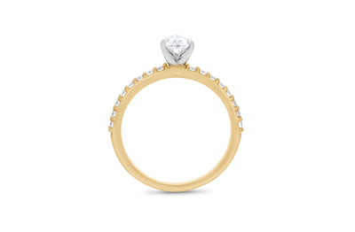 Honour: Pear Cut Diamond Solitaire Ring