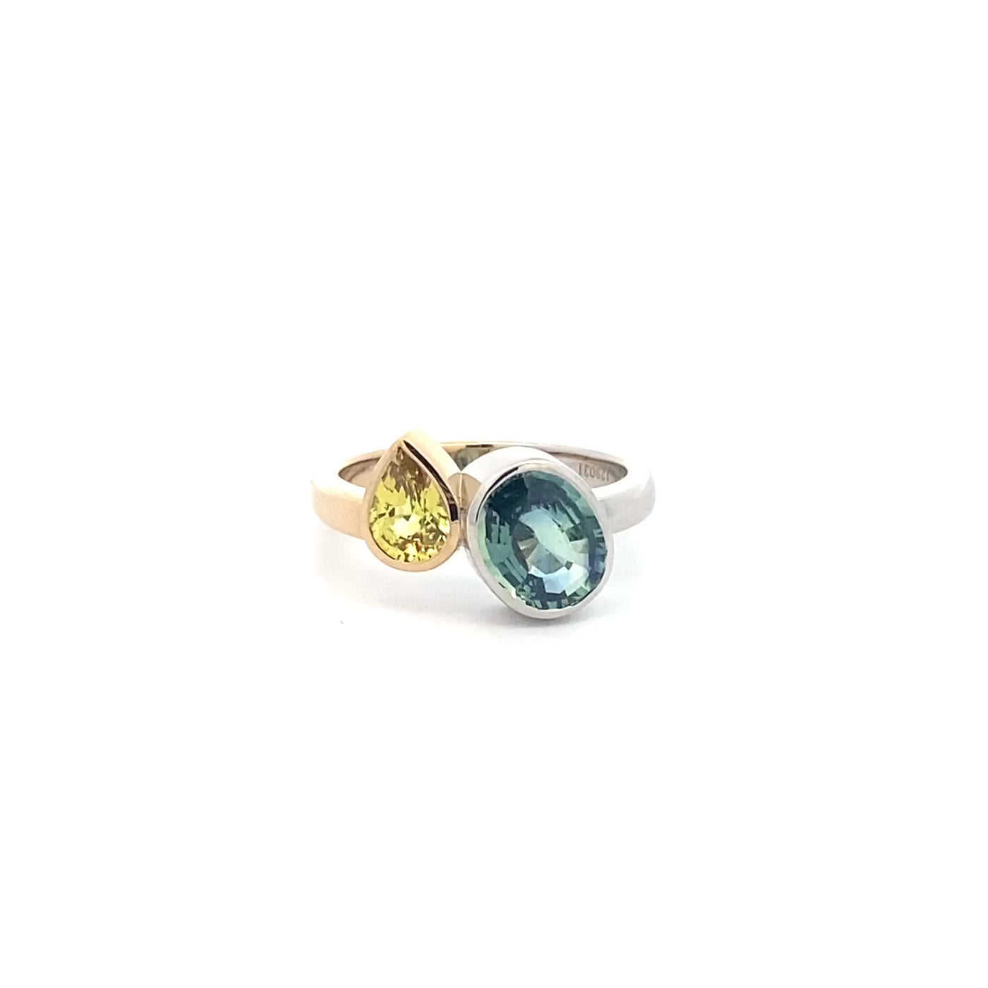 Pods: Sapphire Two Stone Ring