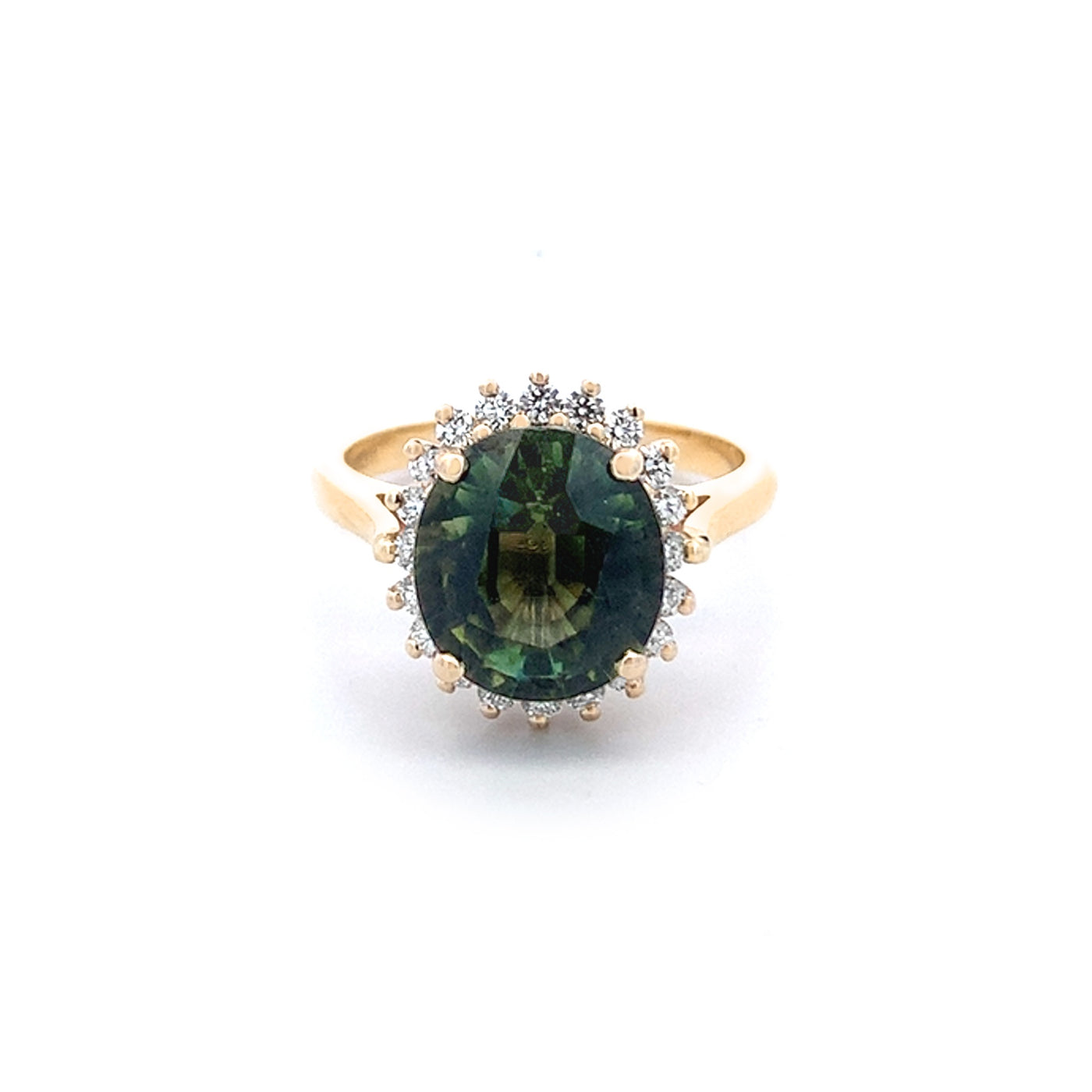 Obel: Tourmaline and Diamond Cluster Ring