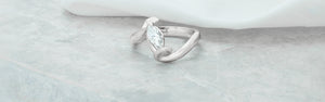 Marquise Cut Diamond Engagement Ring