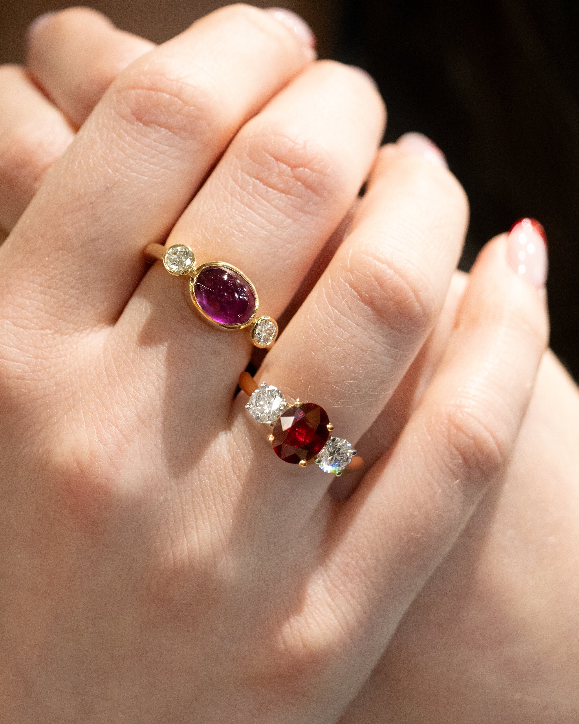 Natural Ruby Engagement Rings | Custom Made Ruby Rings – The Village ...