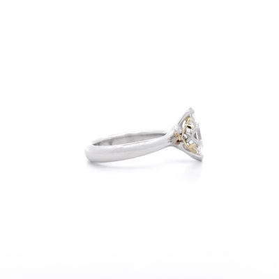 Secret Garden: Marquise Diamond Solitaire Ring in Platinum | 1.21ct D VVS1