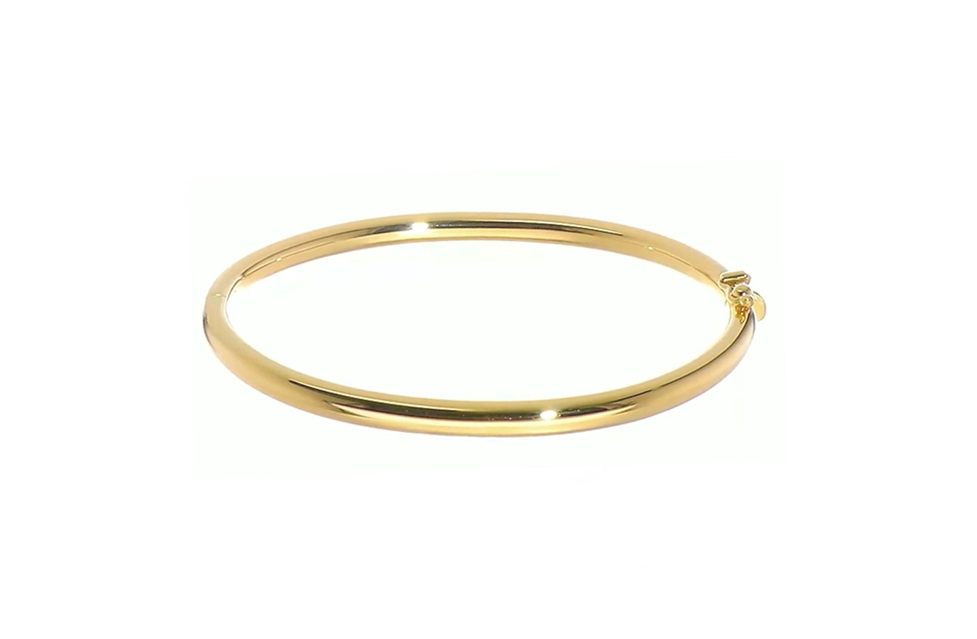 Tube Bangle in Gold