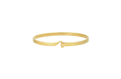 Clip Bangle in Yellow Gold