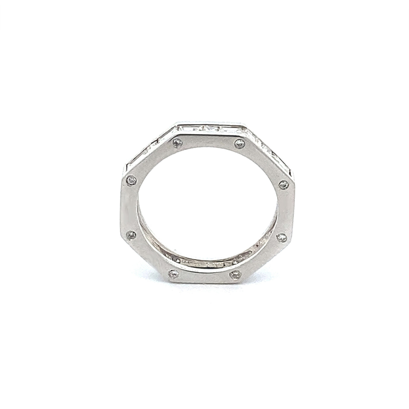 Bolt: Diamond Set Ring in White Gold | 0.73ctw