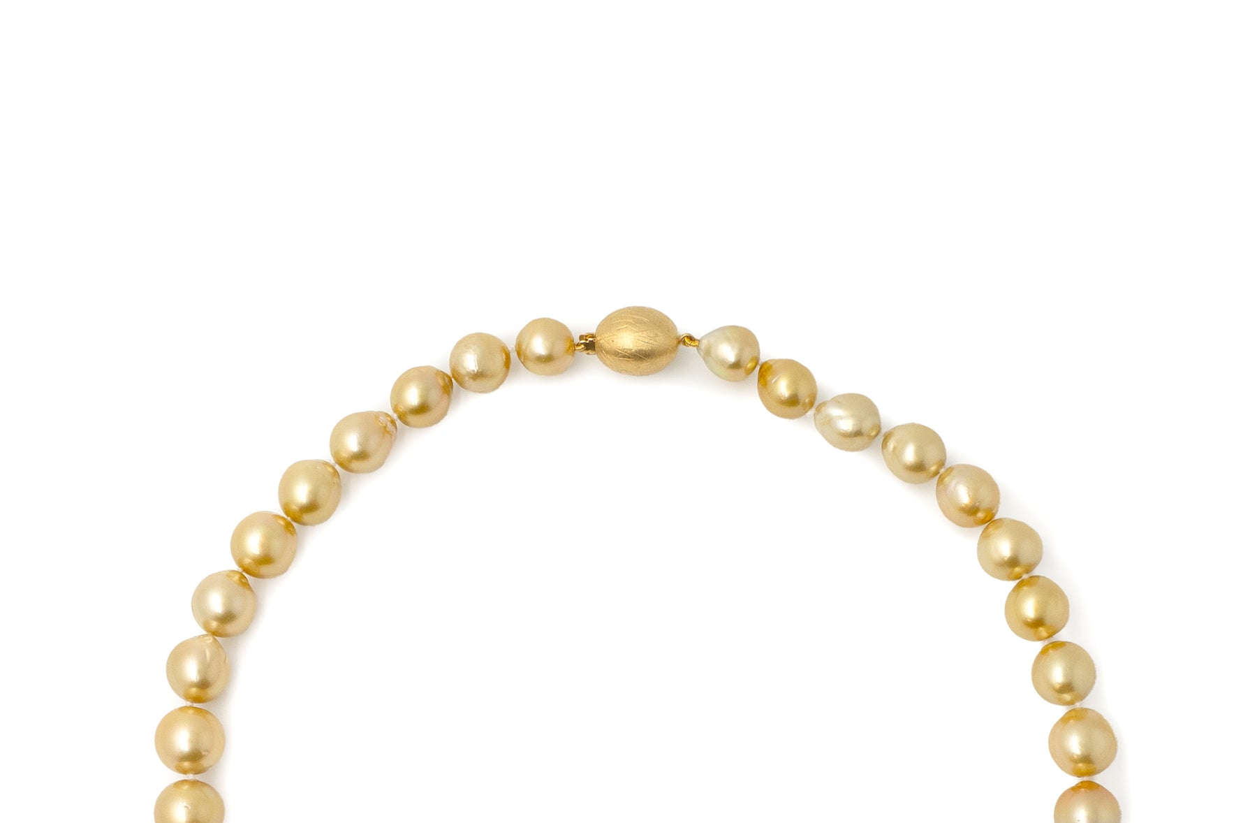 Golden South Sea Pearl Necklace – The Village Goldsmith