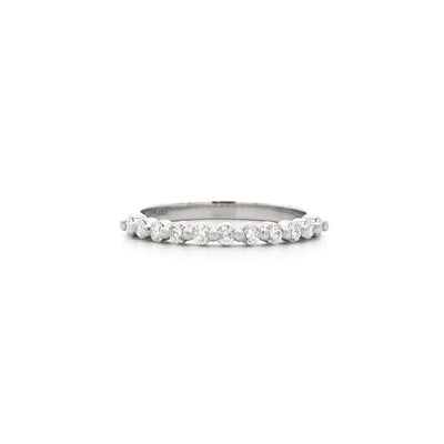 Brilliant Diamond Shared Claw Set Ring in Platinum | 0.27ctw