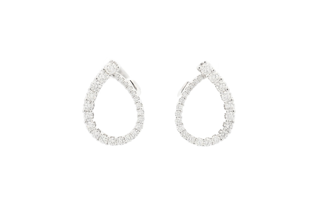 Loop diamond earrings shop