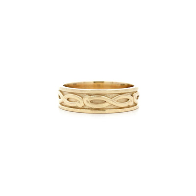 Solasta Band in 9 carat Yellow Gold, wedding band designed and crafted by The Village Goldsmith
