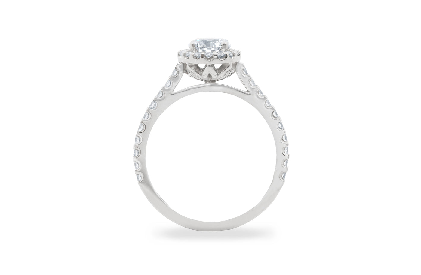 Adorn: Brilliant Cut Diamond Halo Ring