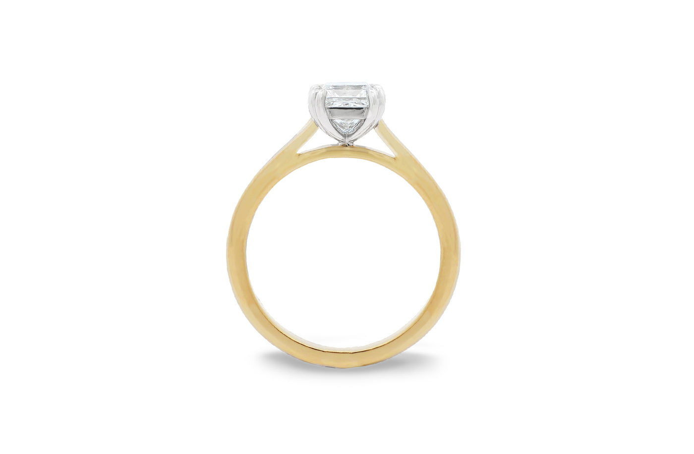 Alice: Princess Cut Diamond Solitaire Ring