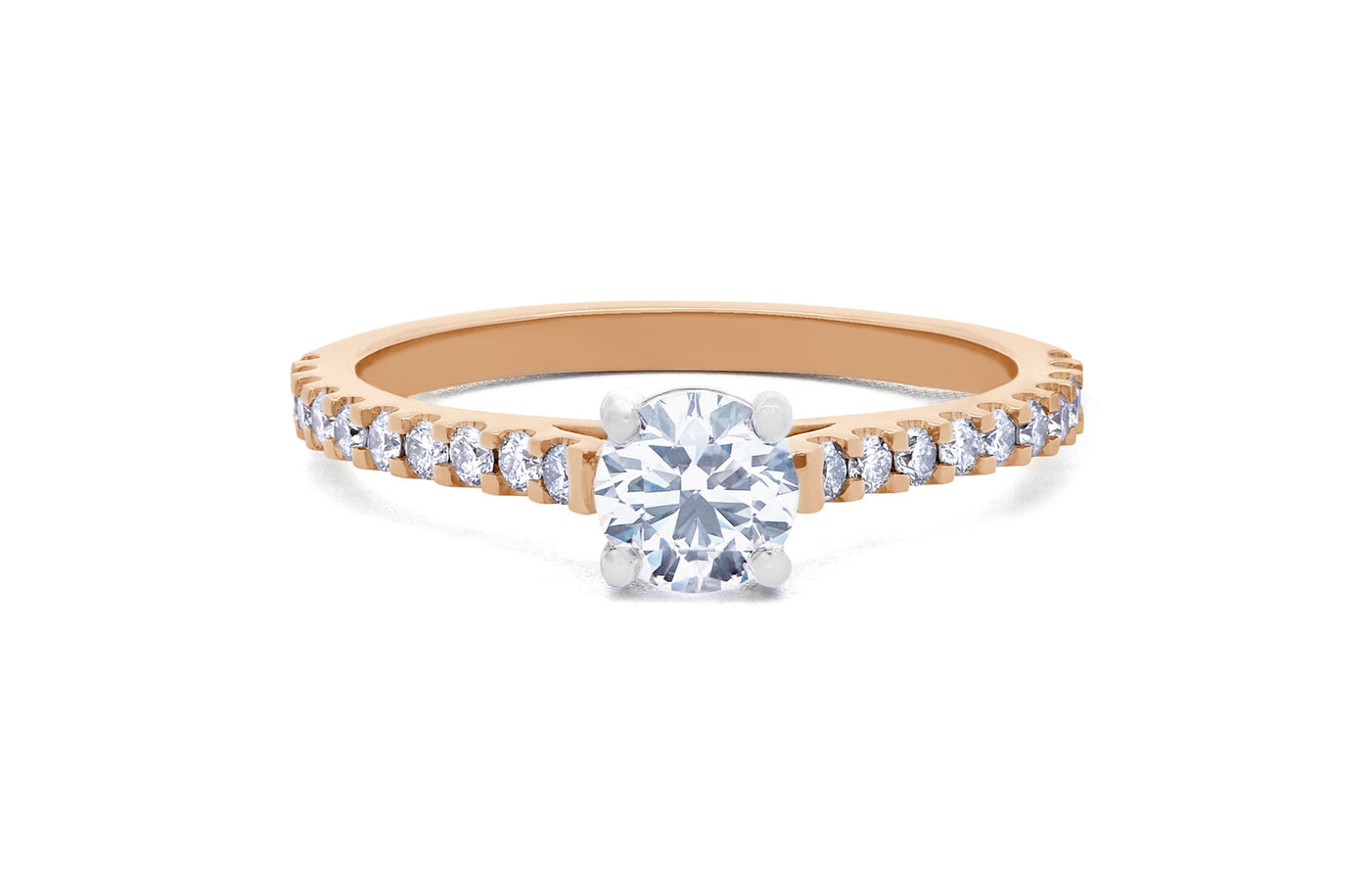 Belle: Brilliant Cut Diamond Solitaire Ring