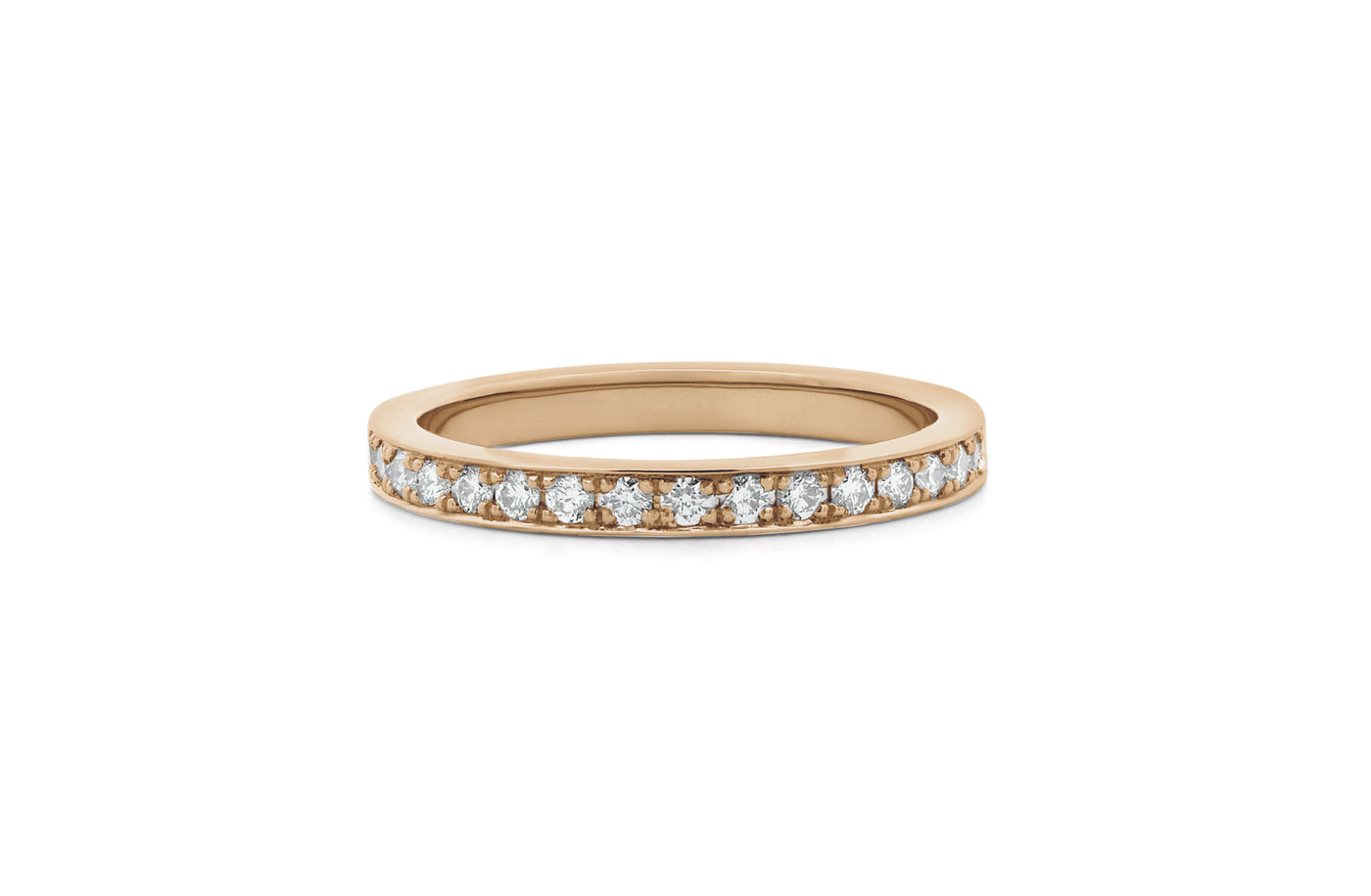 Brilliant Diamond Grain Set Ring