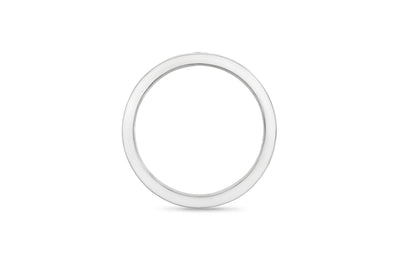 Brilliant Diamond Grain Set Eternity Ring