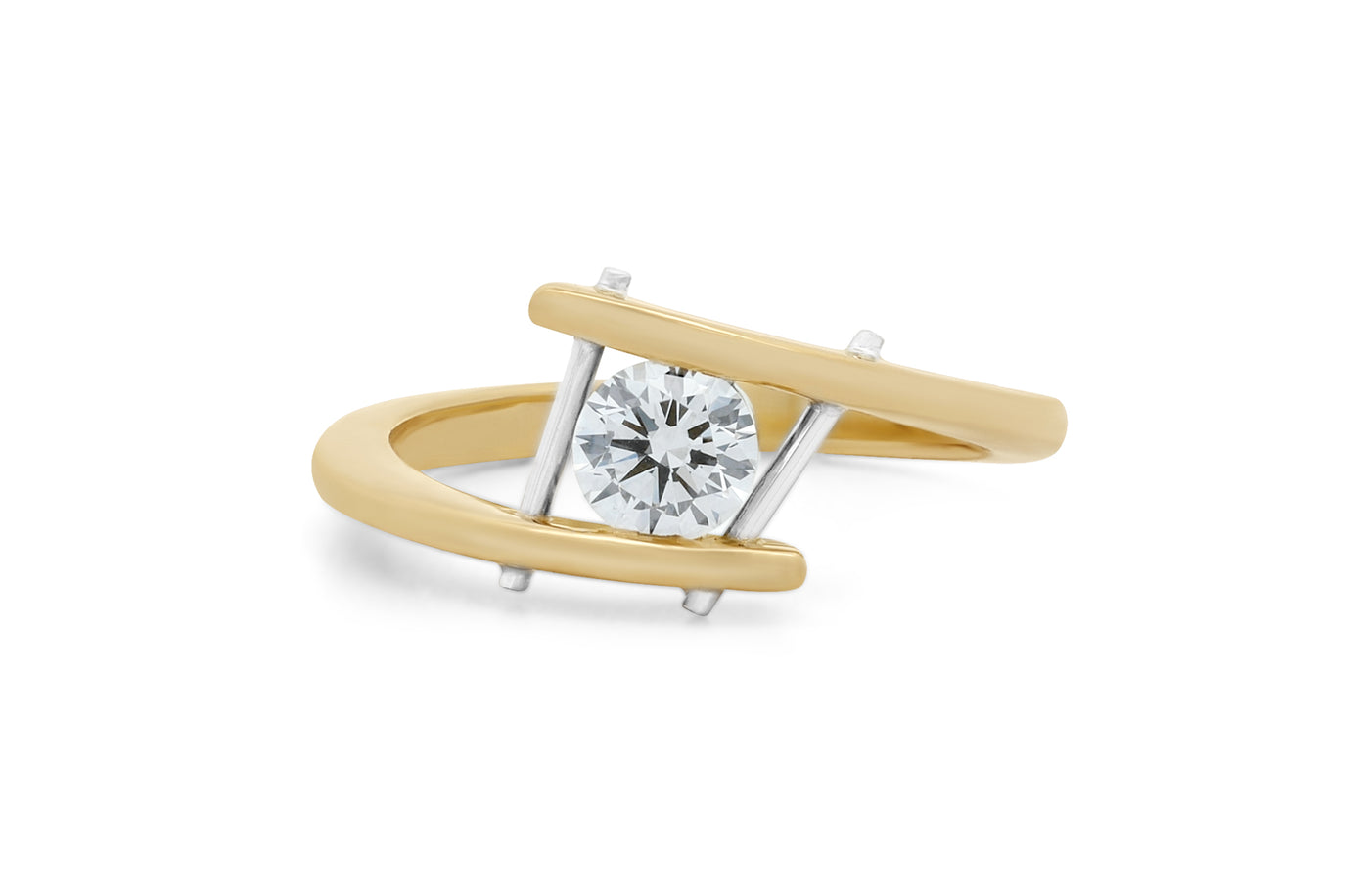 Brioso: Brilliant Cut Diamond Solitaire Ring