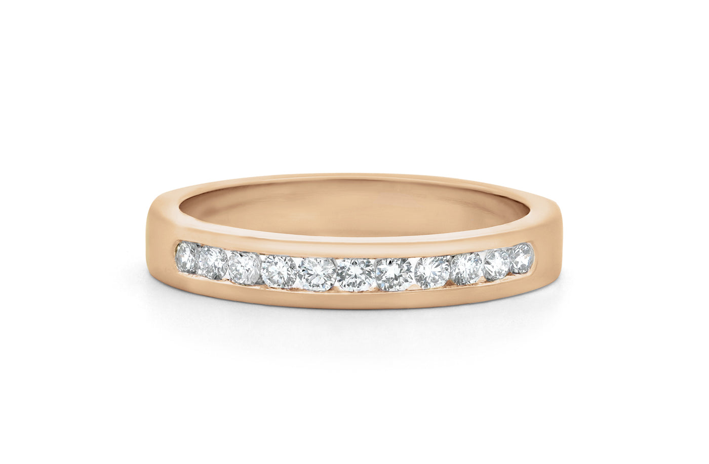 Brilliant Diamond Channel Set Ring