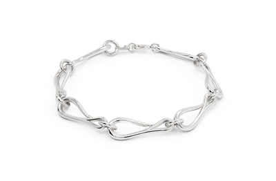Crescendo Chain Sterling Silver Bracelet by The Village Goldsmith