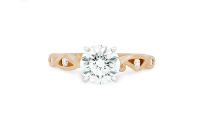 Aoraki: Brilliant Cut Diamond Solitaire Ring