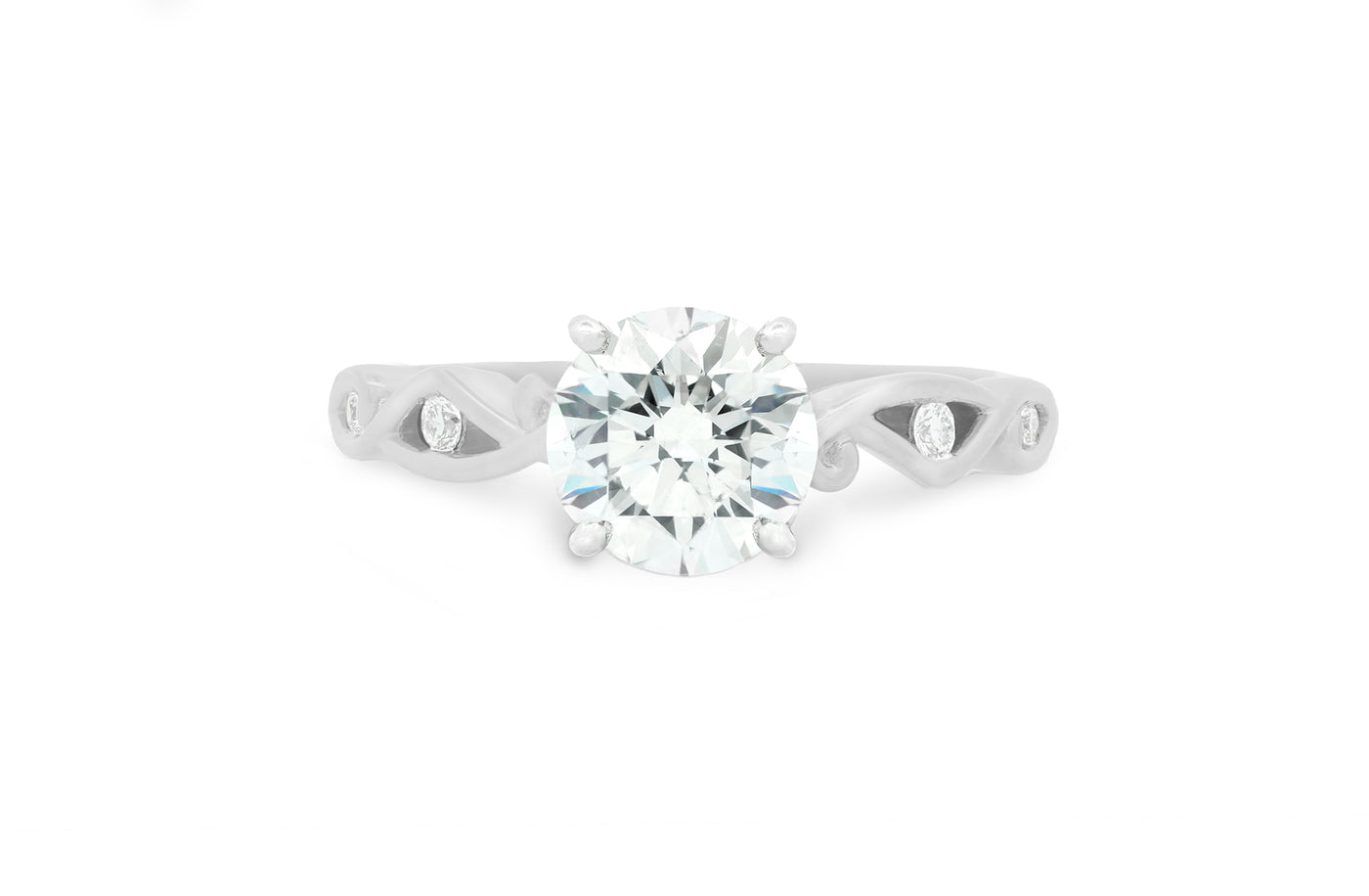 Aoraki: Brilliant Cut Diamond Solitaire Ring