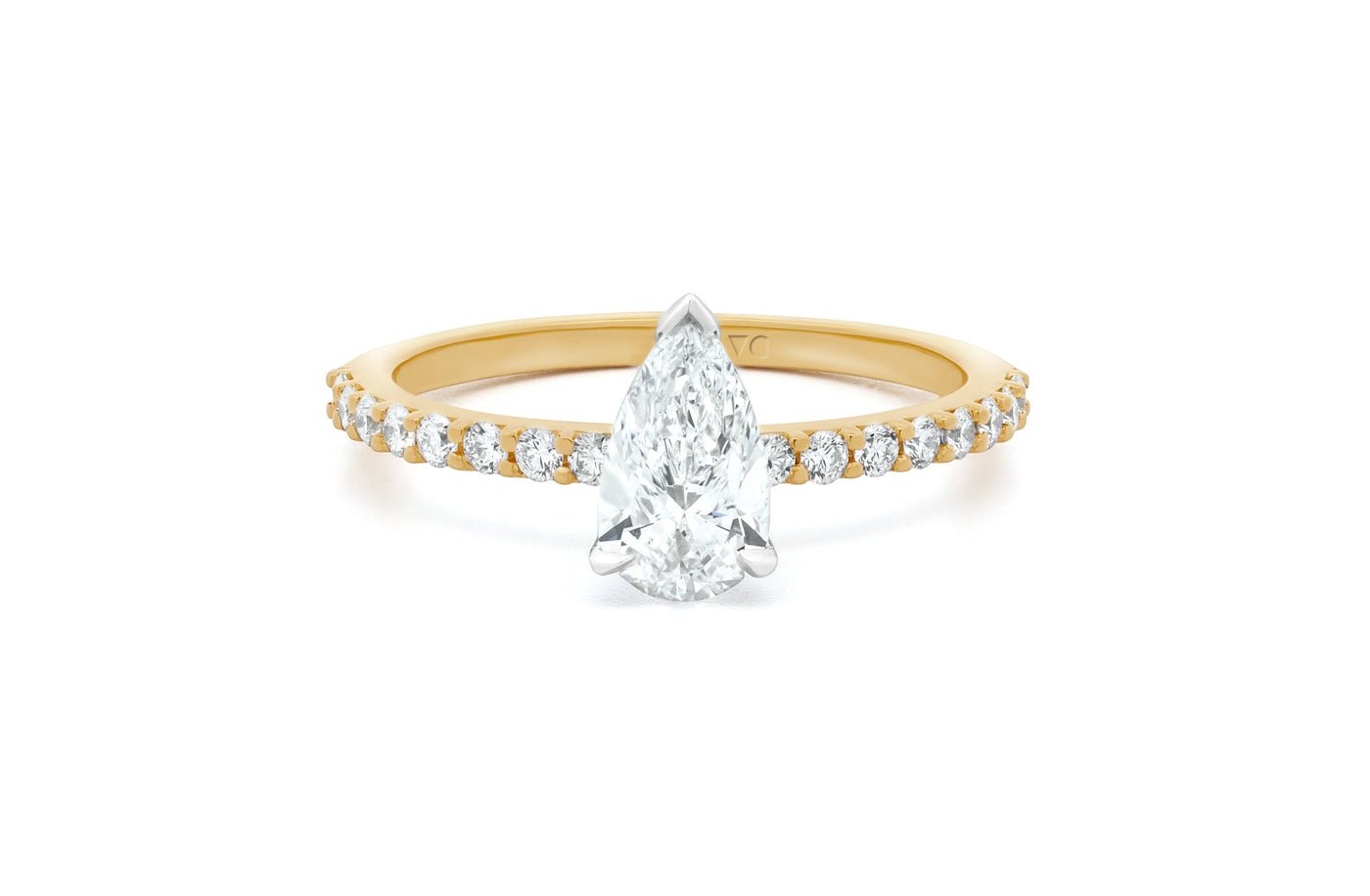 Honour: Pear Cut Diamond Solitaire Ring