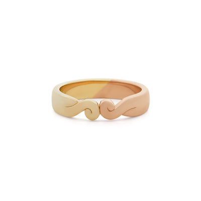 Kotahi: Ring in Yellow and Rose Gold
