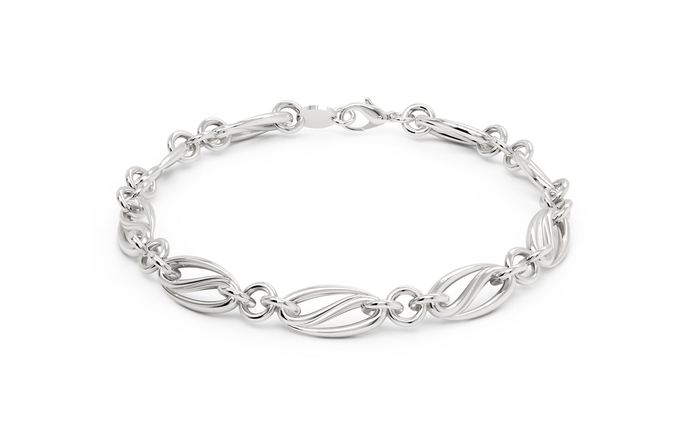 Legato Sterling Silver Bracelet by The Village Goldsmith