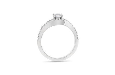 Nest: Brilliant Cut Diamond Halo Ring