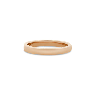 Classic Half Round 2.5mm Band in Rose Gold
