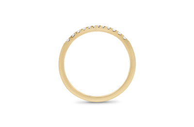 Brilliant Cut Diamond Claw Set V-shaped Ring