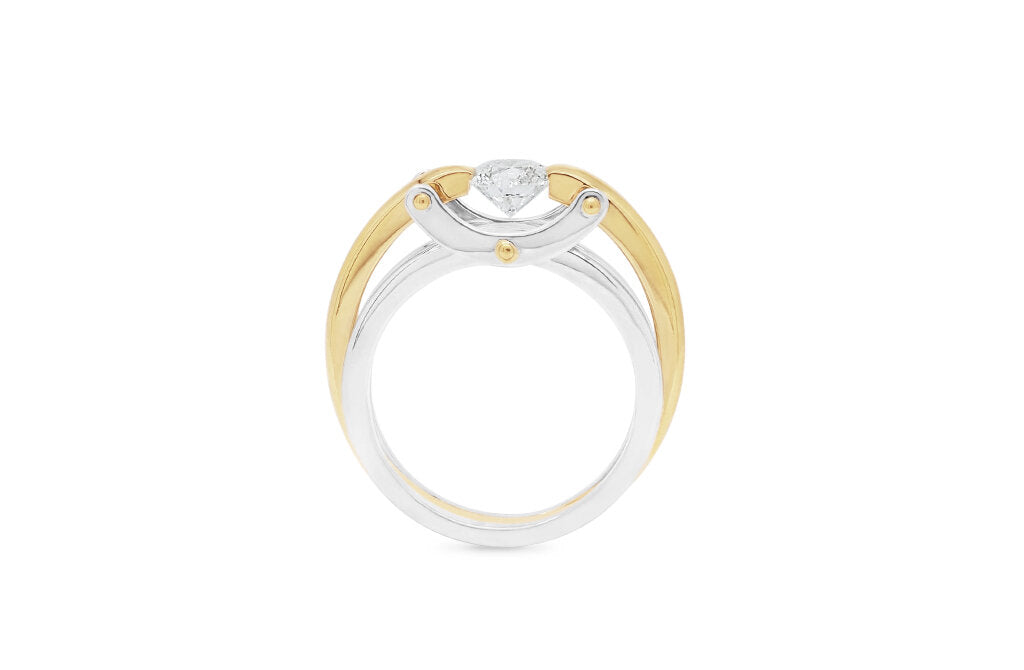 Circlipd Evo: Brilliant Cut Diamond Solitaire Ring