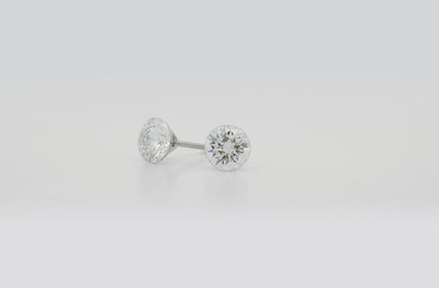 The Floeting Diamond Stud Earrings | 1.48ctw