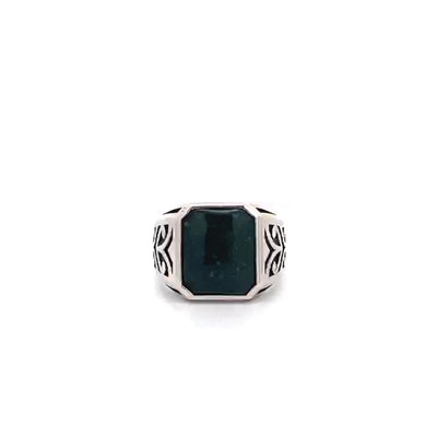 Bloodstone Signet Ring