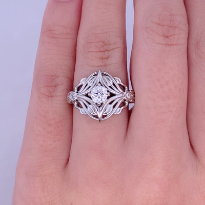 Rosella: Brilliant Cut Diamond Solitaire Ring