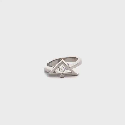Escher: Brilliant Cut Diamond Solitaire Ring
