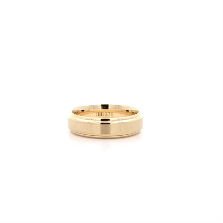 Double Edged 6.0mm Band in Yellow Gold