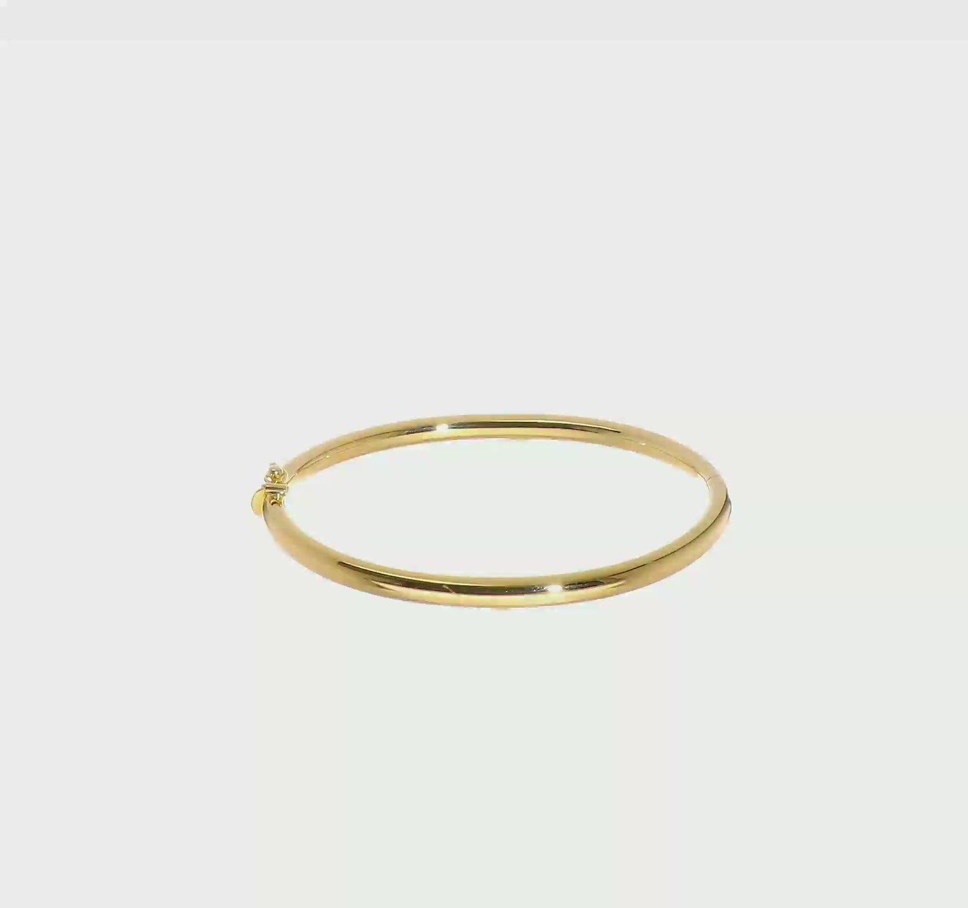 Tube Bangle in Gold