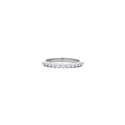 Brilliant Diamond Shared Claw Set Ring in Platinum | 0.27ctw