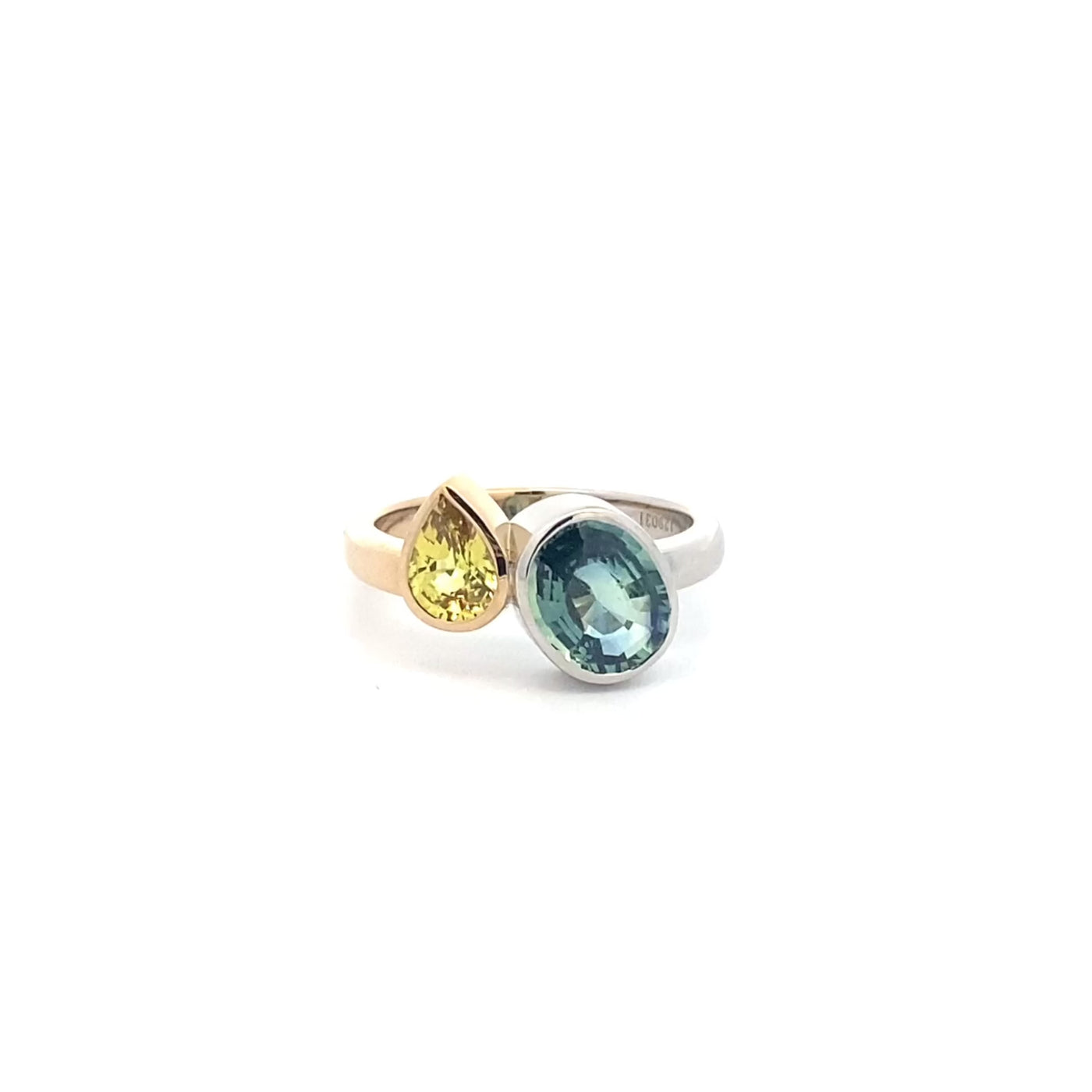 Pods: Sapphire Two Stone Ring in Gold | 2.69ctw