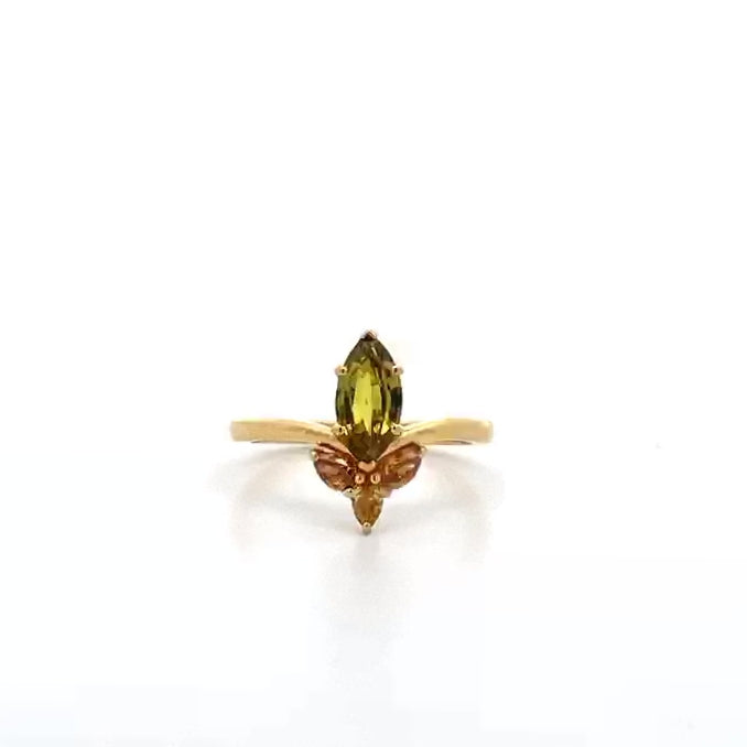 Noble: Sapphire and Diamond Ring in Yellow Gold | 1.40ctw