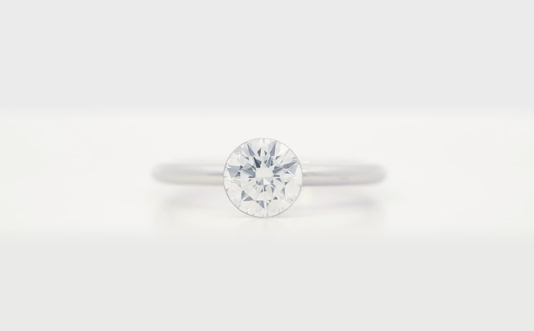 The Floeting Diamond Ring in Platinum | 1.00ct F VVS2