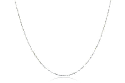 Round Cable Chain in Sterling Silver