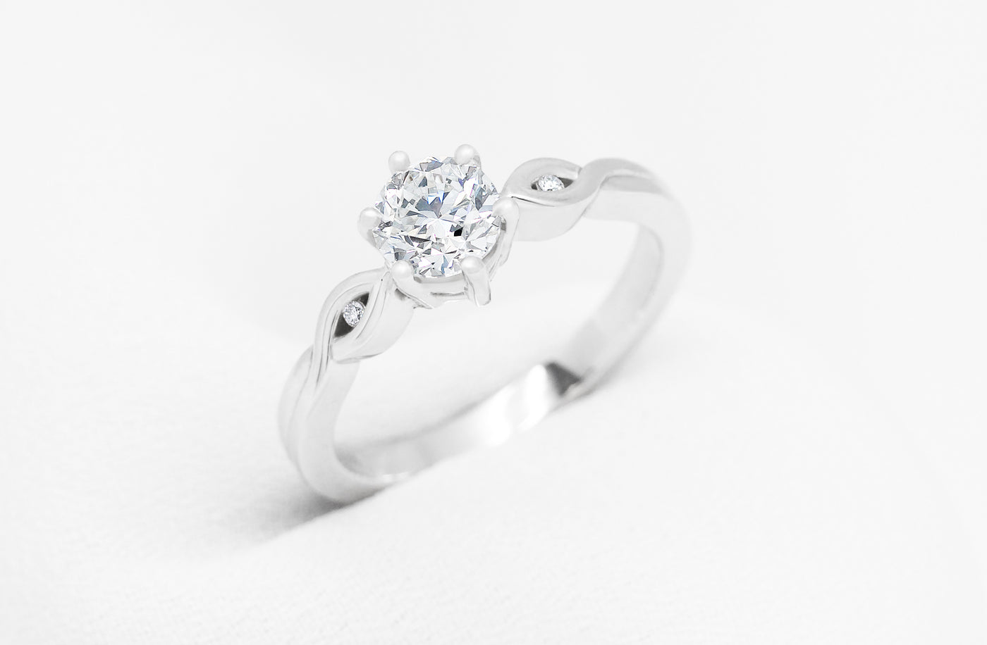 Takai: Brilliant Cut Diamond Solitaire Ring in Platinum | 0.712ctw