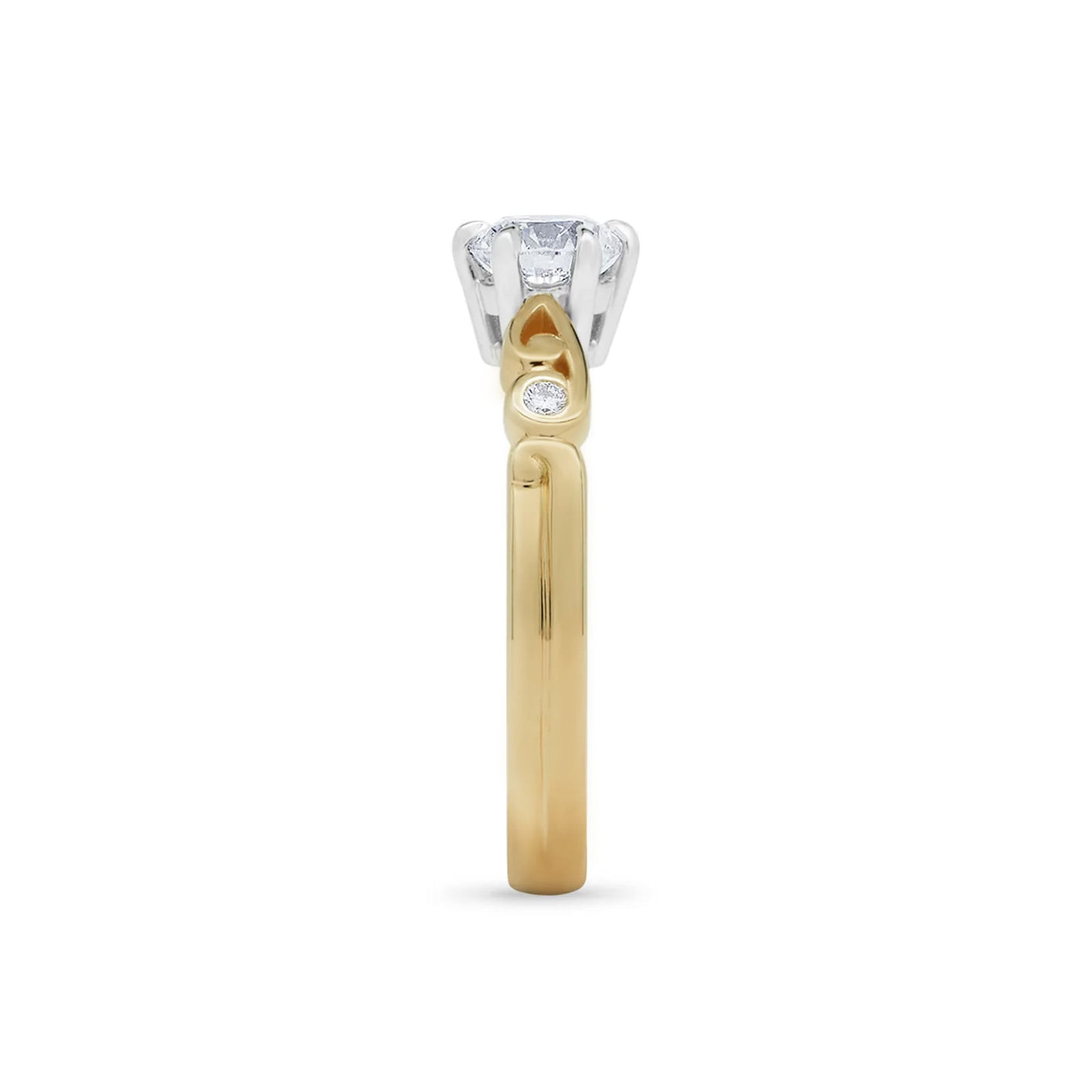 Furl: Brilliant Cut Diamond Solitaire Ring