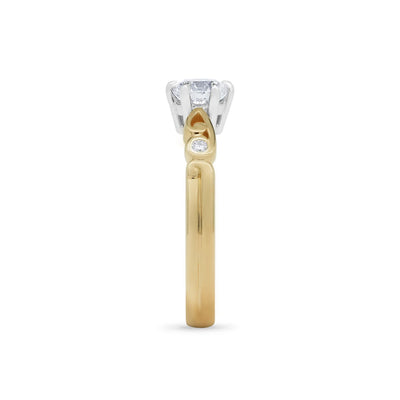 Furl: Brilliant Cut Diamond Solitaire Ring