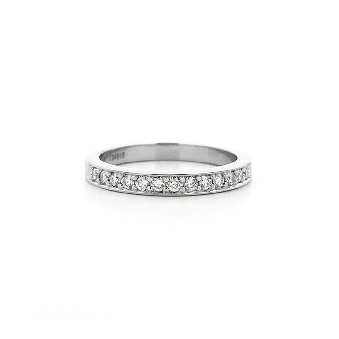 Brilliant Diamond Grain Set Ring in Platinum | 0.26ctw