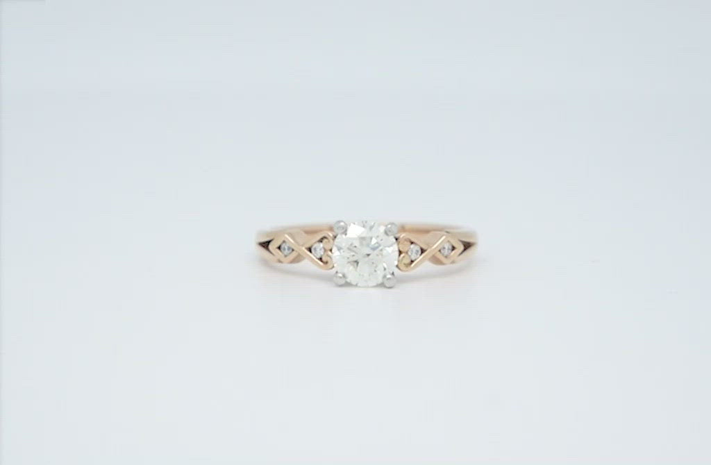 Baile: Brilliant Cut Diamond Solitaire Ring