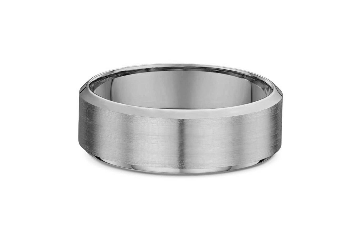 Bevel Edge Band in Tantalum