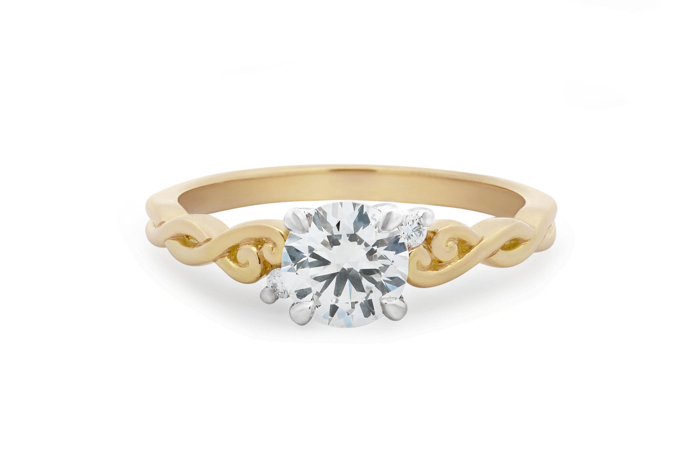 Cara: Brilliant Cut Diamond Solitaire Ring