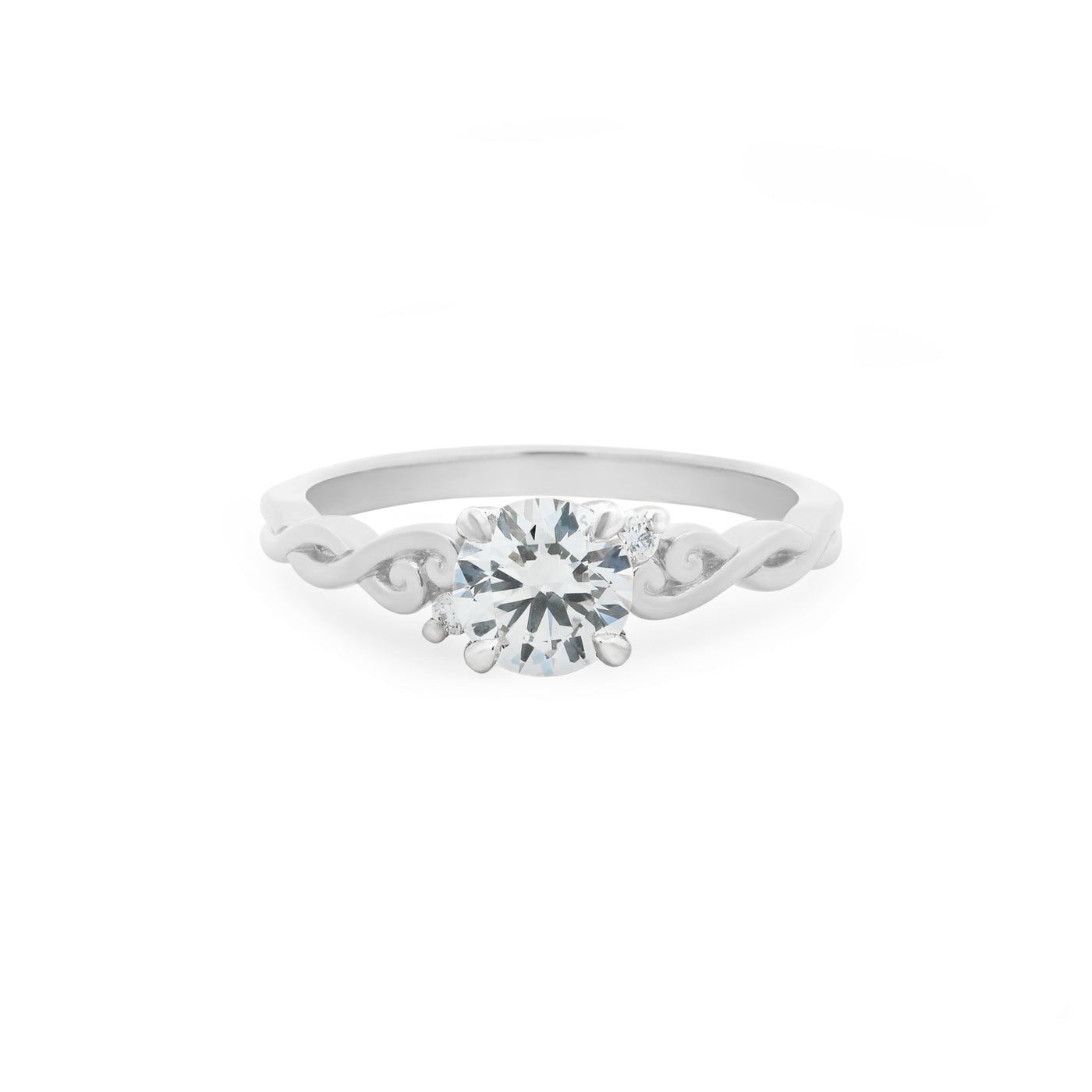 Cara: Brilliant Cut Diamond Solitaire Ring